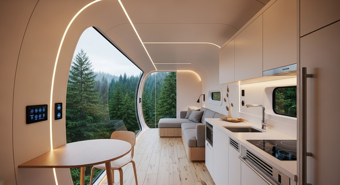 Space Capsule Showroom Interior